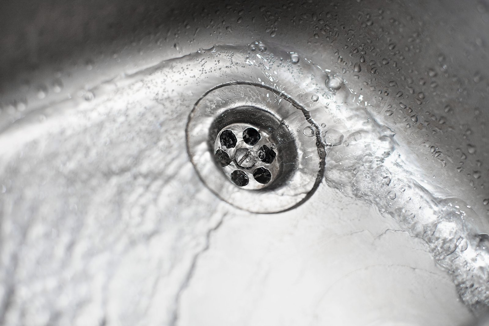 Water going down sink after repairs
